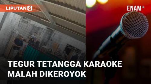VIDEO: Tegur Tetangga Karaoke, Pria Dikeroyok Bapak dan Tiga Remaja