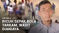 Turnamen sepak bola antarkampung di Kabupaten Bogor, Jawa Barat, berakhir ricuh. Dimana wasit bersama dengan asistennya diserang, bahkan petugas Linmas ikut dianiaya.