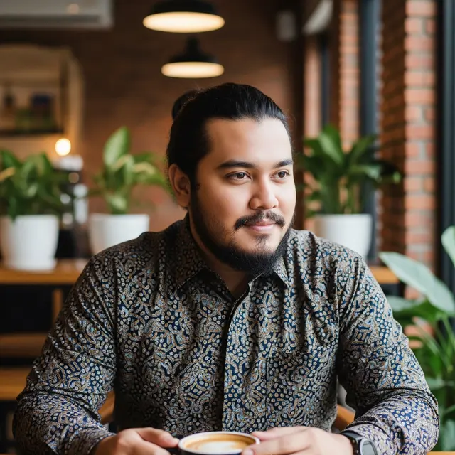 Model Rambut Panjang Pria Gemuk yang Stylish
