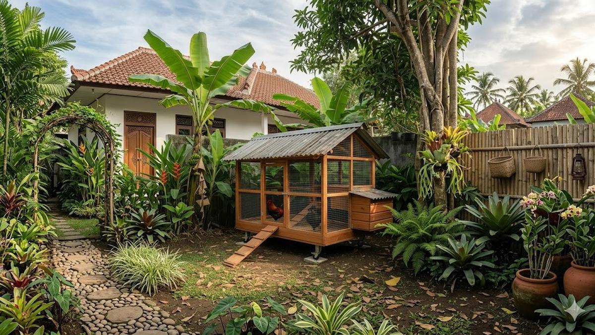 6 Desain Kandang Ayam Beroda yang Membantu Mengurangi Bau Menyengat, Kesehatan Maksimal
