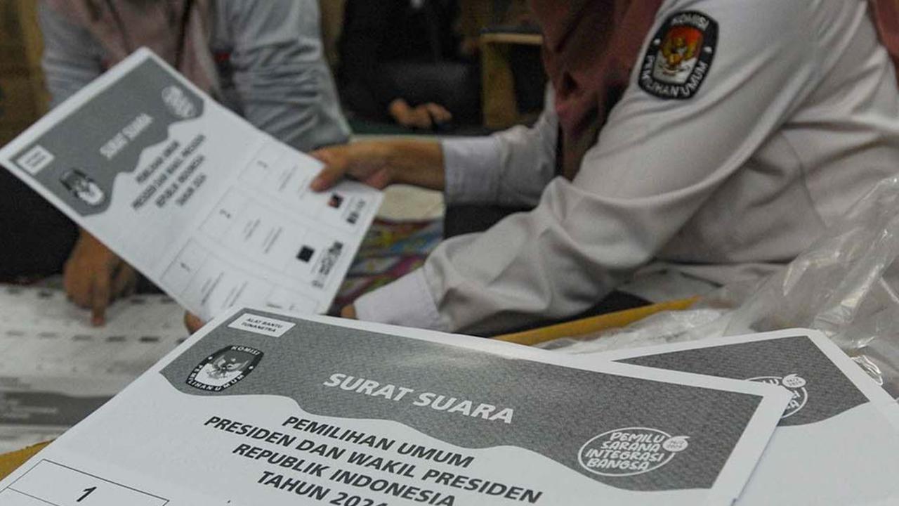FOTO: Wujud Alat Bantu untuk Penyandang Tunanetra Saat Pemungutan Suara Pemilu 2024