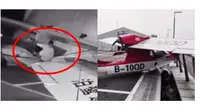 Bocah curi pesawat dan alami kecelakaan. (Sumber: World of Buzz)