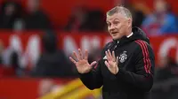 Pelatih Manchester United, Ole Gunnar Solskjaer, masuk dalam pelatih paling awet di Liga Inggris saat ini. Meski telah mengalami serangkaian hasil buruk, Nyatanya ole selalu selamat dari pemecatan. Berikut 6 pelatih paling awet di saat ini. (AFP/Oli Scarff)