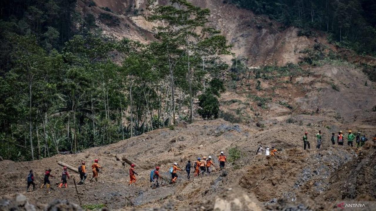 Operasi SAR Longsor Banjarnegara Resmi Dihentikan, 11 Korban Masih Hilang