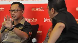 Tito Karnavian saat diskusi ‘Keamanan Jelang Lebaran’, Jakarta, Sabtu (4/7/2015). Kejahatan yang sering muncul jelang lebaran adalah perampokan minimarket, pencurian dengan kekerasan di jalan, tawuran, dan banjing locat . (Liputan6.com/Herman Zakharia)