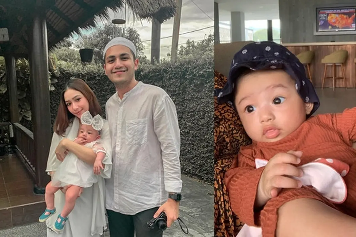 Berusia 6 Bulan, Ini 6 Potret Buah Hati Adzana Bing Slamet dan Rizky Alatas