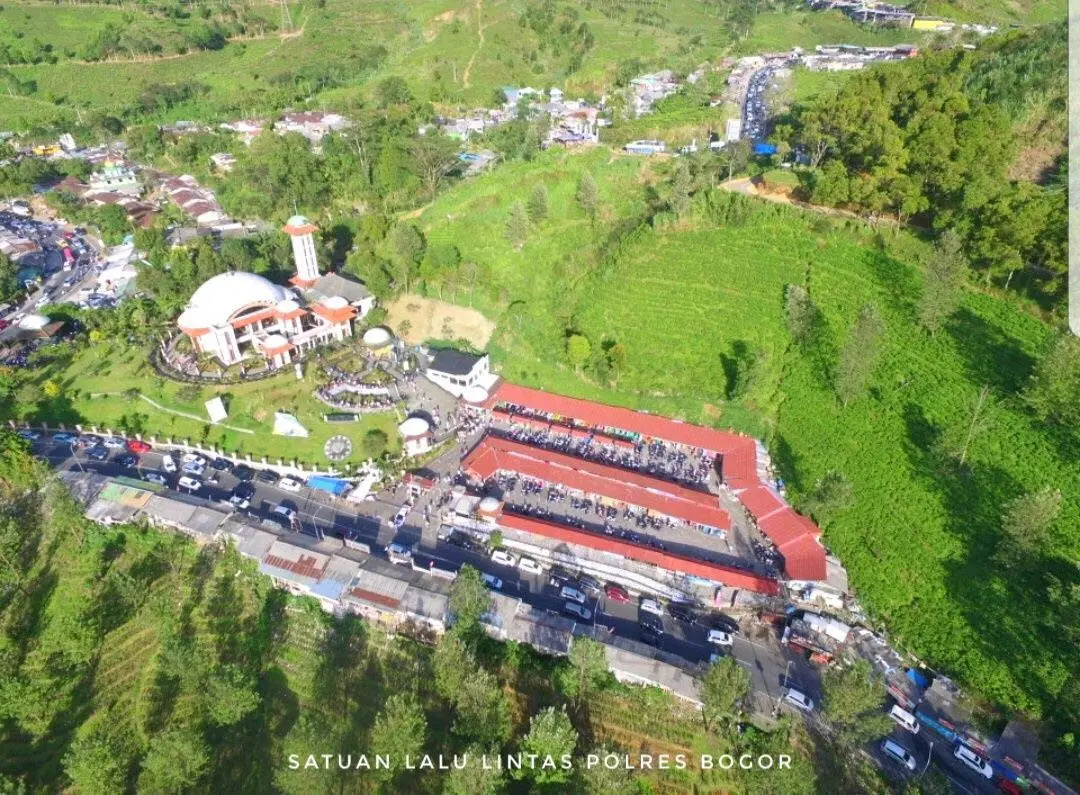 Polres Bogor mencatat sebanyak 31.356 kendaraan keluar-masuk dari Tol Ciawi terhitung dari pukul 06.00 -18.00 WIB. (istimewa)