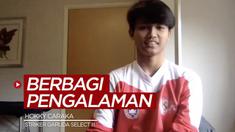 Berita video striker Garuda Select III, Hokky Caraka, berbagi pengalaman berharganya saat menghadapi tim Inggris, Port Vale U-18.