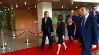 Perwakilan Uni Eropa untuk Urusan Luar Negeri dan Kebijakan Keamanan, Federica Mogherini kunjungi Jakarta 8-9 April 2016.