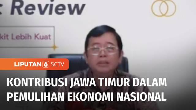 Pemerintah Provinsi Jawa Timur berkomitmen kembali memulihkan perekonomian pasca pandemi Covid-19. UMKM dan perdagangan antar wilayah dinilai jadi harapan terbesar yang bisa mendukung bangkitnya perekonomian.