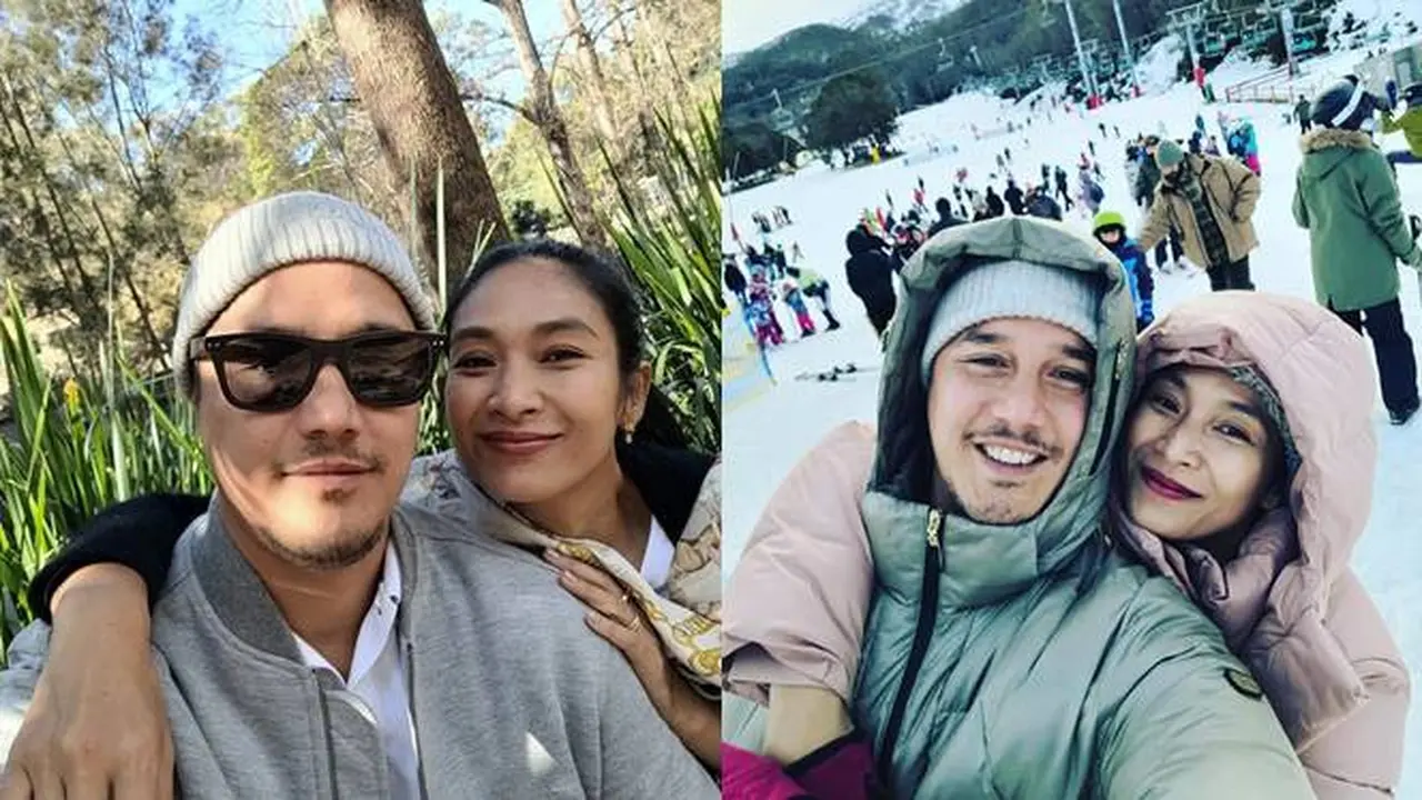 Seru Main Salju, Ini 7 Potret Liburan Happy Salma Kunjungi Nenek di Australia