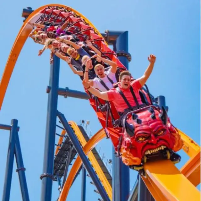 Taman Hiburan di AS Luncurkan Roller Coaster Setinggi Gedung 13 Lantai