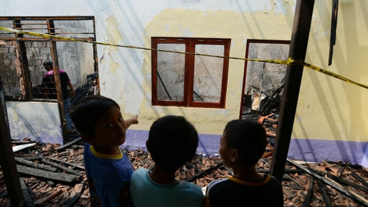 Kak Seto tinjau kantor Komnas Perlindungan Anak yang ludes terbakar