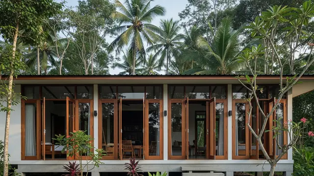 Rumah Minimalis dengan Ventilasi Maksimal