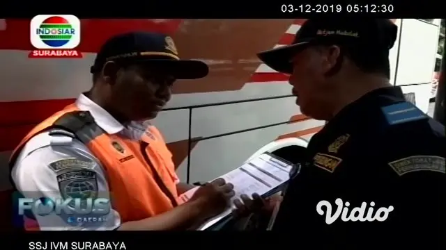 Tiga pekan jelang libur natal dan tahun baru Kementerian Perhubungan melalui Balai Pengelola Transportasi Darat, BPTD, Jatim melakukan sidak kelayakan armada angkutan bus di Terminal Purabaya.