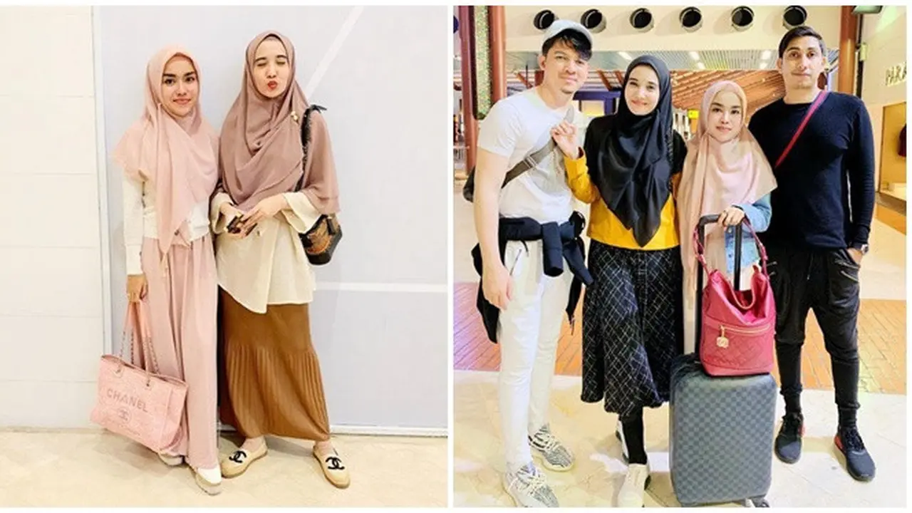 Momen Kedekatan Medina Zein dan Zaskia Sungkar