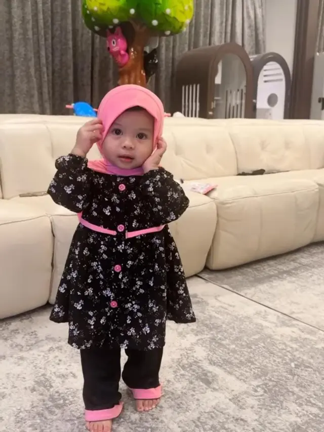 Ameena Anak Atta Halilintar saat Mengenakan Hijab