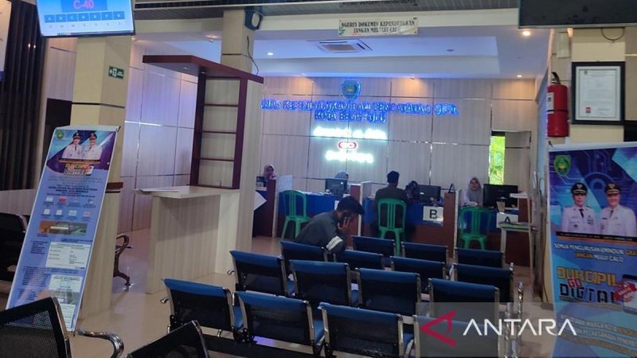 Stok Blangko KTP Elektronik Bengkulu Aman Hingga 2026, Pemkot Imbau Warga Segera Urus