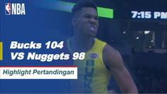 Giannis Antetkounmpo memimpin kemenangan comeback Milwaukee atas Denver, membukukan 29 poin, 12 rebound, dan 6 assist.