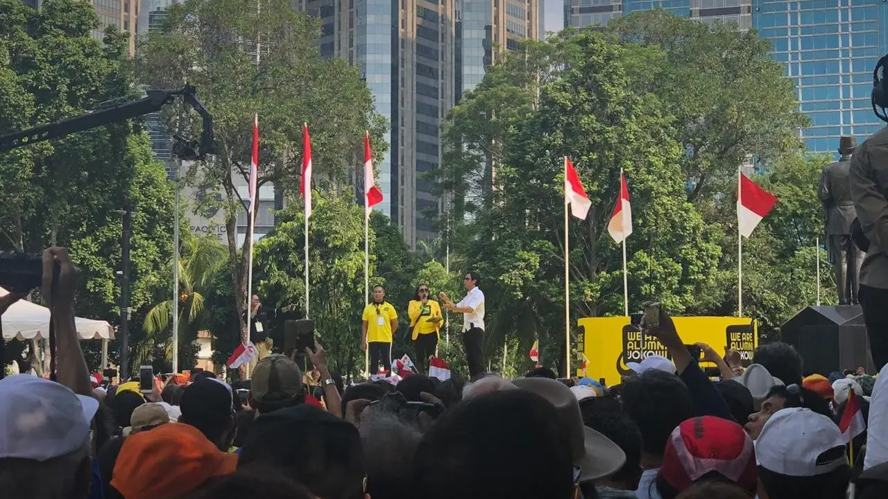 Ribuan alumni Universitas Indonesia akan berdeklarasi mendukung Jokowi di Plaza Tenggara Kompleks Gelora Bung Karno (GBK)