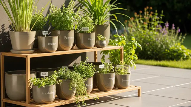 Inspirasi Kebun Herbal Minimalis (AI)