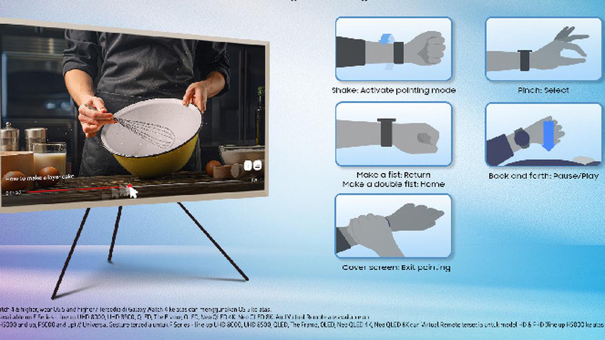 Cara Mengontrol TV Samsung dengan Gerakan Tangan via Galaxy Watch