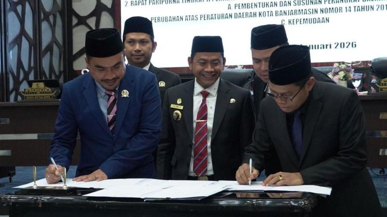 Perkuat Peran Pemuda Banjarmasin, Pemkot Sahkan Perda Kepemudaan