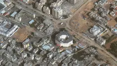 Citra satelit yang disediakan oleh Maxar Technologies menunjukkan Rumah Sakit Indonesia di Jabaliya, Jalur Gaza, 26 November 2023. Gencatan senjata antara Israel dan Hamas dimulai sejak Jumat, 24 November 2023. (Satellite image &copy;2023 Maxar Technologies via AP)
