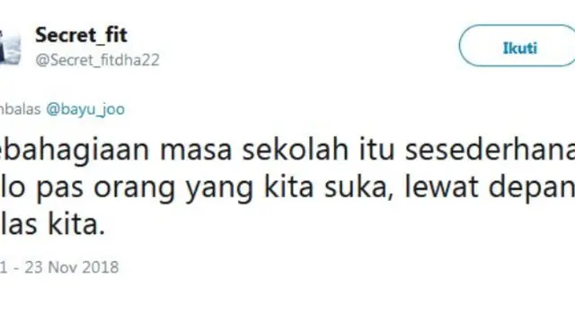 Bikin Nostalgia, 6 Cuitan Kebahagiaan Sederhana Semasa Sekolah