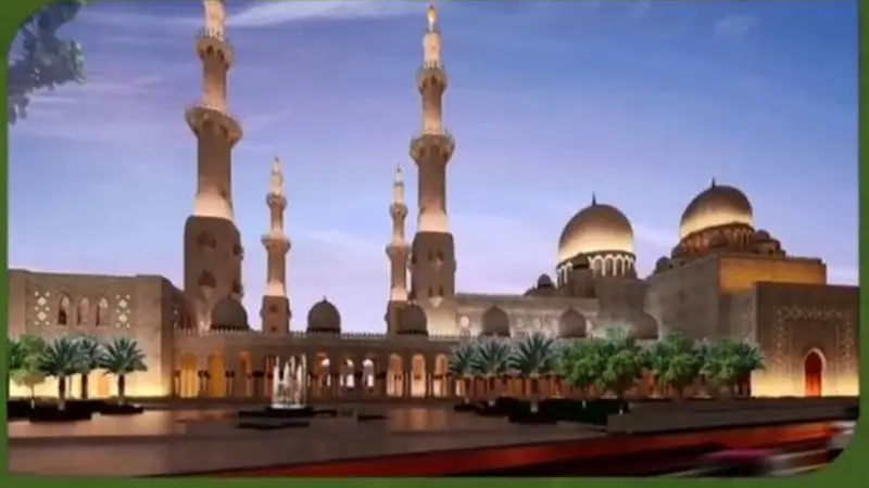 Desain Masjid  Syeikh Zayed Solo