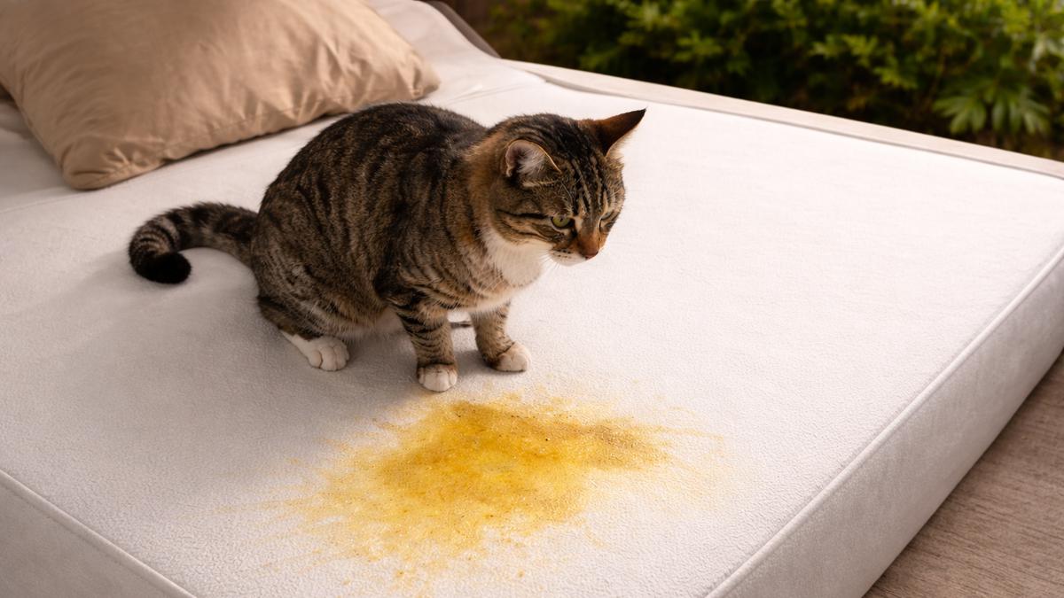 7 Cara Menghilangkan Bau Pipis Kucing di Kasur Busa