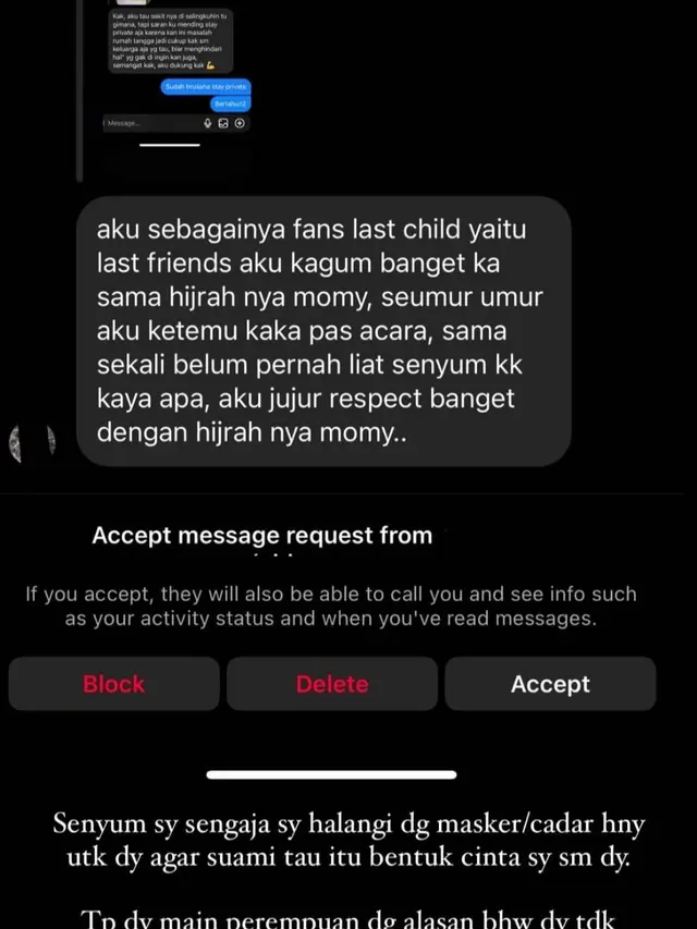 Cuitan Inara Idola Rusli soal Tenten Anisa yang diduga jadi selingkuhan Virgoun. (Foto: Dok. Instagram @mommy_starla)