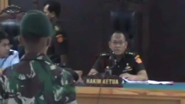 Oknum TNI AD Pembunuh Ibu dan Gadis Disidang Militer