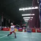 Pebulu tangkis kidal 10 tahun Liyana Zahirah tampil memukau di babak turnamen Audisi PB Djarum 2022 (dok: PB Djarum)