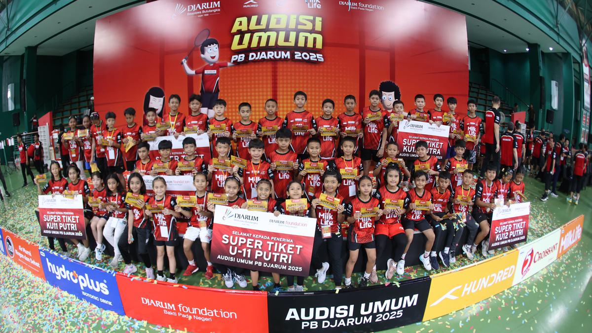 50 Atlet Muda Raih Super Tiket Audisi Umum PB Djarum 2025, Bakal Jalani Karantina di Asrama
