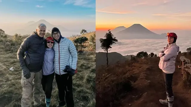 Gaya calon ibu negara Siti Atiqoh yang kasual saat berkegiatan outdoor