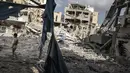 Iran kembali melancarkan rentetan serangan rudal terhadap wilayah Israel. (JOHN WESSELS/AFP)