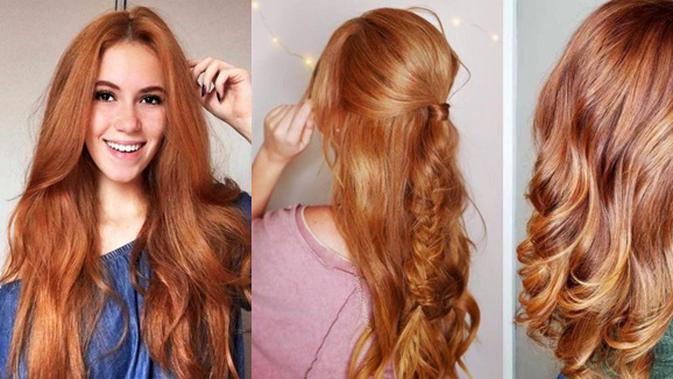 Tren Warna Rambut 2018 Wajib Coba Strawberry Blonde Fimela