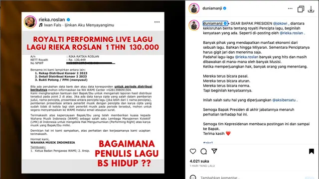 Anji Ikut Suarakan Keresahan Rieka Roslan, Menuntut Perhatian Presiden Jokowi terkait Royalti Pencipta Lagu