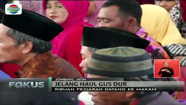 Ribuan Peziarah Hadiri Peringatan 8 Tahun Kepergian Gus Dur