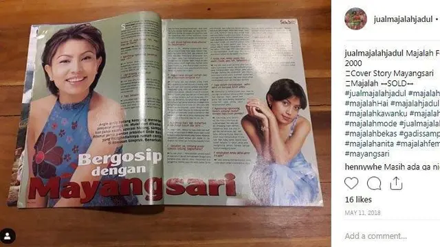 6 Potret Lawas Mayangsari Jadi Model Majalah, Pernah Tampil dengan Rambut Pendek