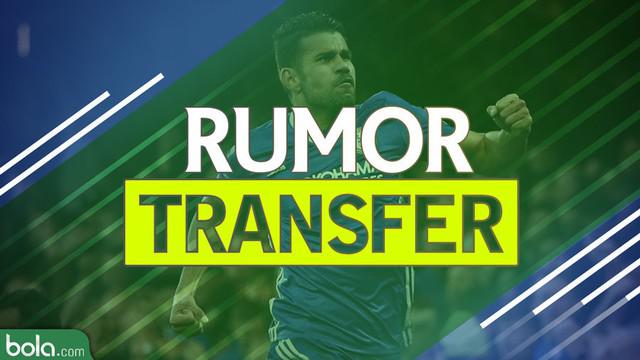 Atletico Madrid dikabarkan menyetujui transfer striker Chelsea, Diego Costa, senilai 50 juta Pound.
