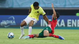 Kemenangan Ekuador U-17 berawal dari hukuman penalti akibat pelanggaran yang dilakukan pemain Maroko. (Doc. LOC WCU17/NFL)