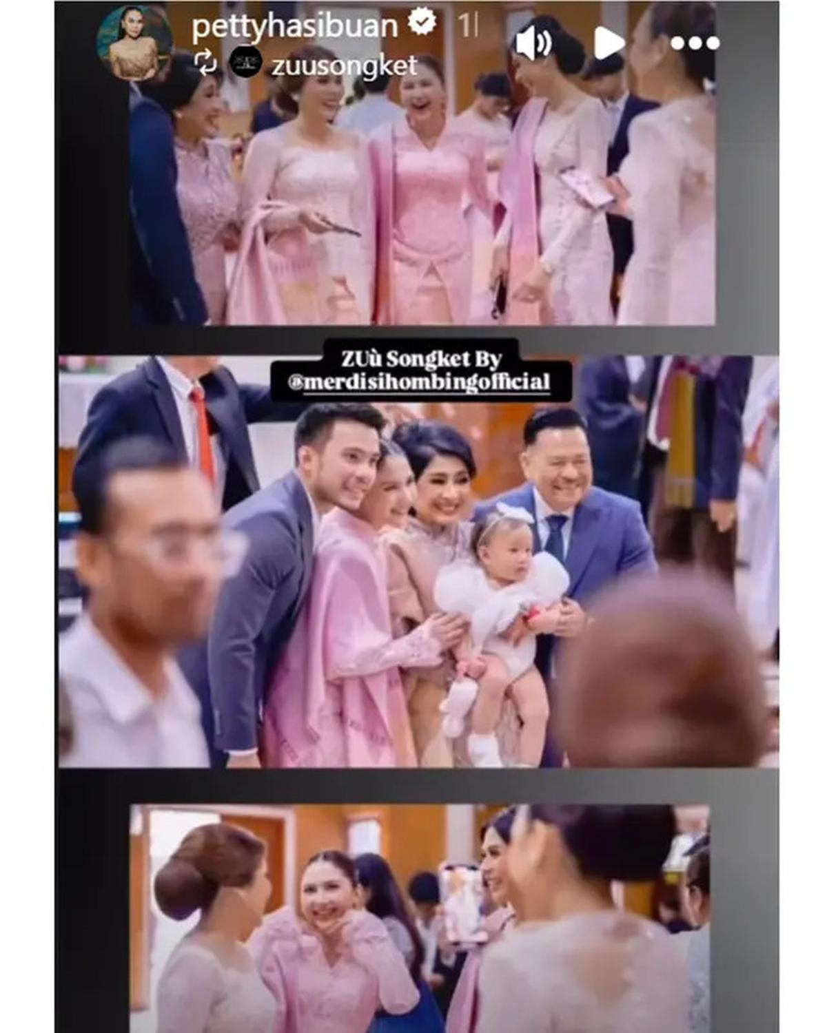 6 Potret Jessica Mila di Pembaptisan Putrinya, Padukan Songket dan Kebaya Pink