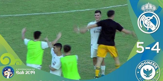 VIDEO: Highlights U-20 International Cup 2019, Real Madrid Vs Indonesia All Stars 5-4