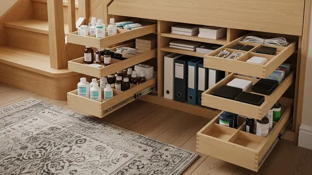 Desain Rumah Mungil Tapi Punya Storage Hidden di Bawah Tangga