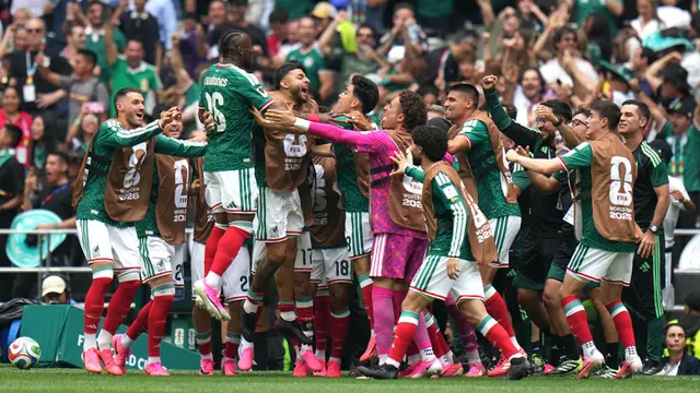 Foto: Momen Gol Pertama di Piala Dunia 2026, Julian Quinones Bawa Tuan Rumah Meksiko Unggul saat Waktu Belum Genap 10 Menit