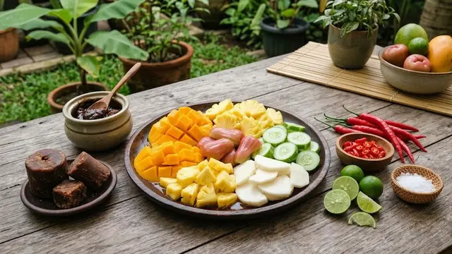 Resep Asinan Buah Tanpa Cuka/AI Generated