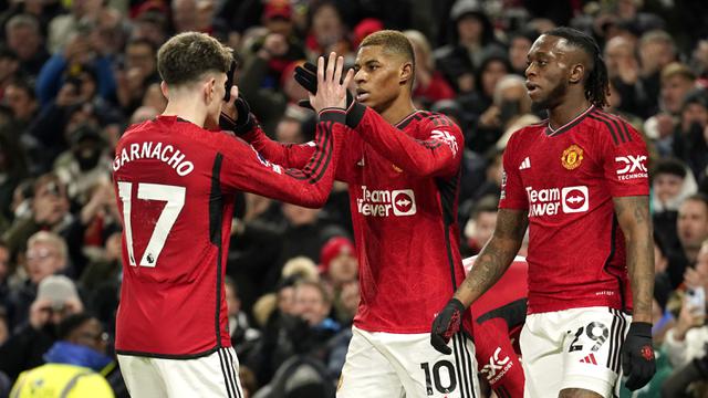 Foto: Gol Perdana Marcus Rashford di Old Trafford Musim Ini, Sempat Buka Harapan Kemenangan untuk MU