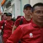 Kontingen Indonesia di ASEAN Para Games 2023 saat kembali ke tanah air (Dok Kemenpora)